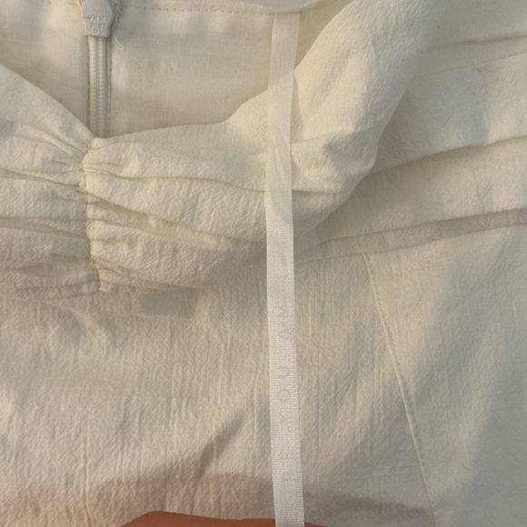 ARE YOU AM I White Mini Dress - Picture 2 of 2
